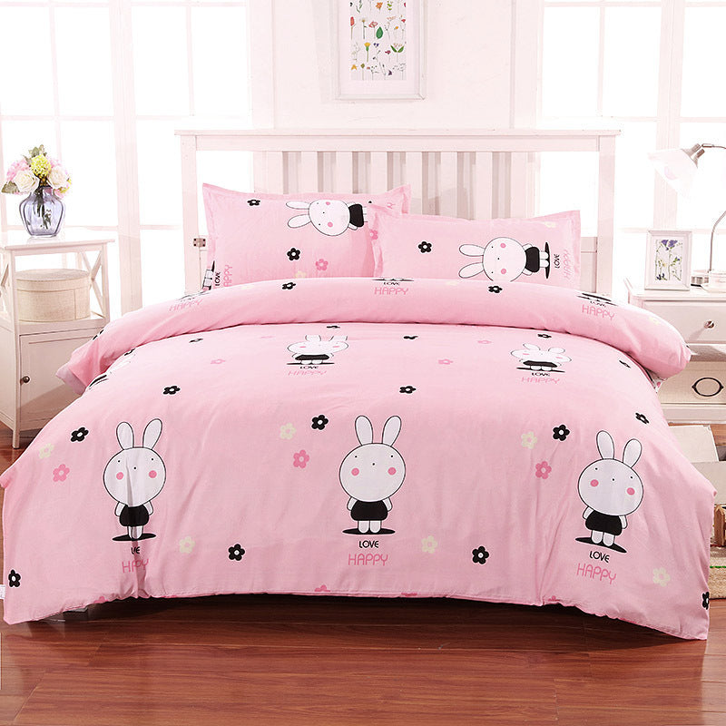 DreamHug Bedrucktes komfortables Bettwäsche Set