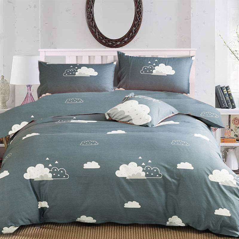 DreamHug Bedrucktes komfortables Bettwäsche Set