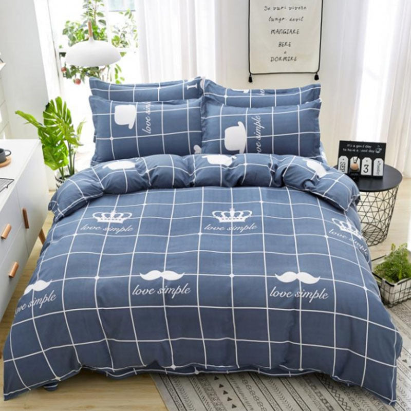 DreamHug Bedrucktes komfortables Bettwäsche Set