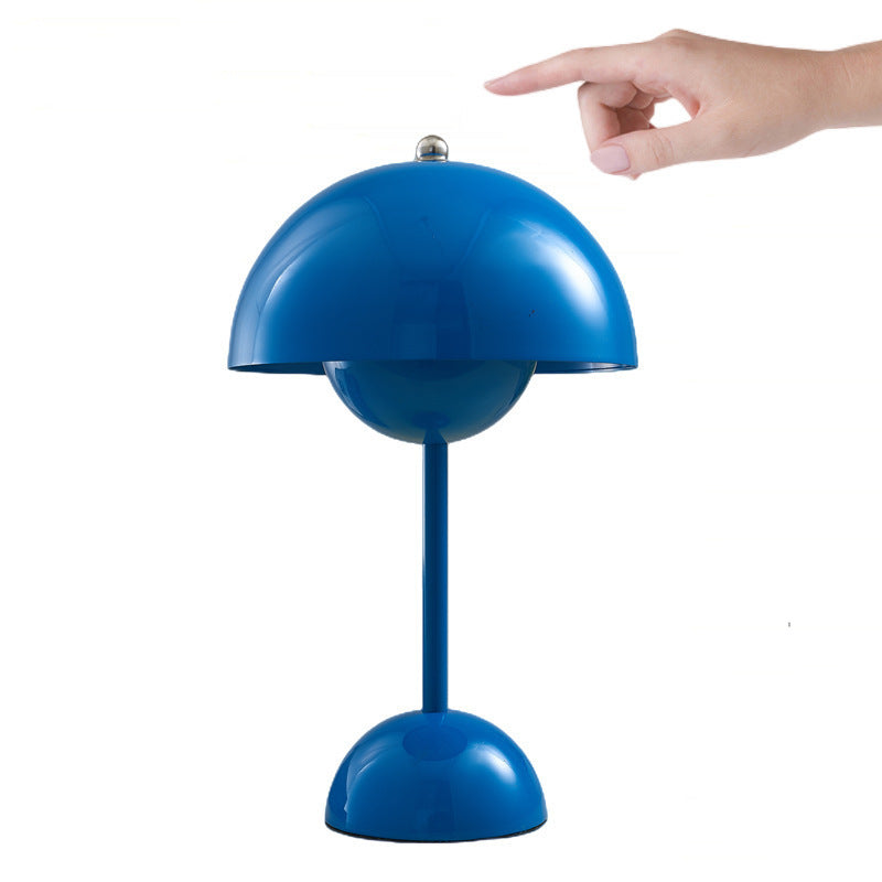 MushroomLight Kabellose Retro Tischlampe