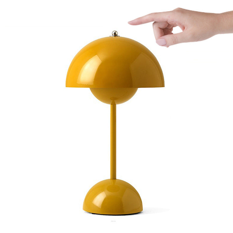 MushroomLight Kabellose Retro Tischlampe