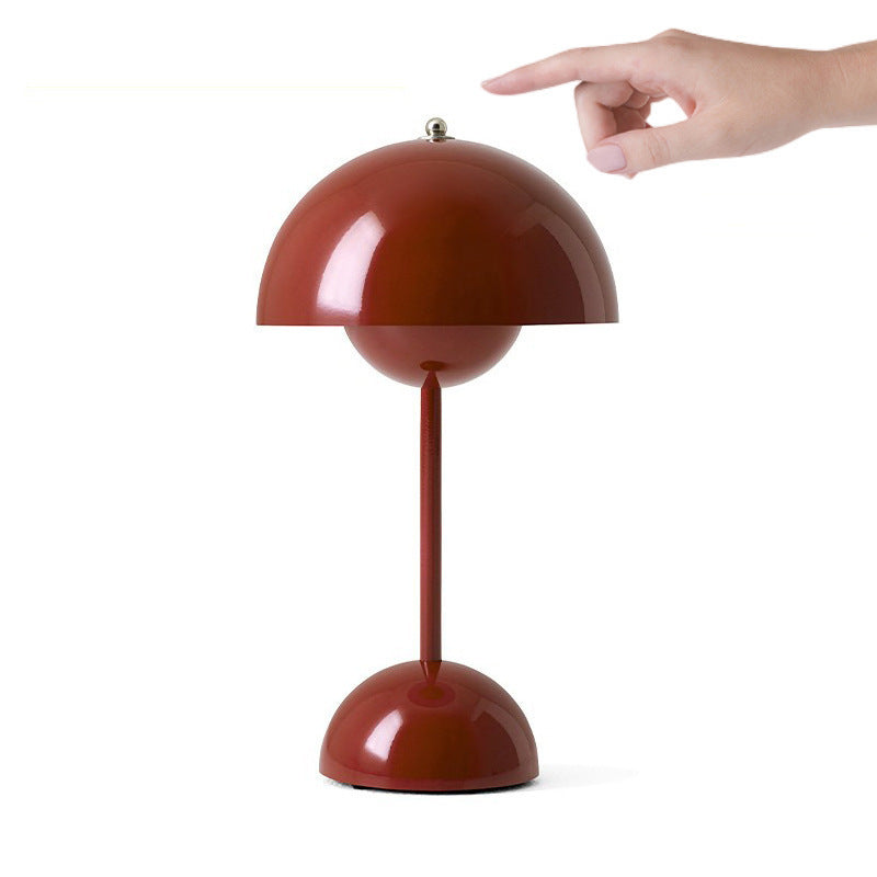 MushroomLight Kabellose Retro Tischlampe