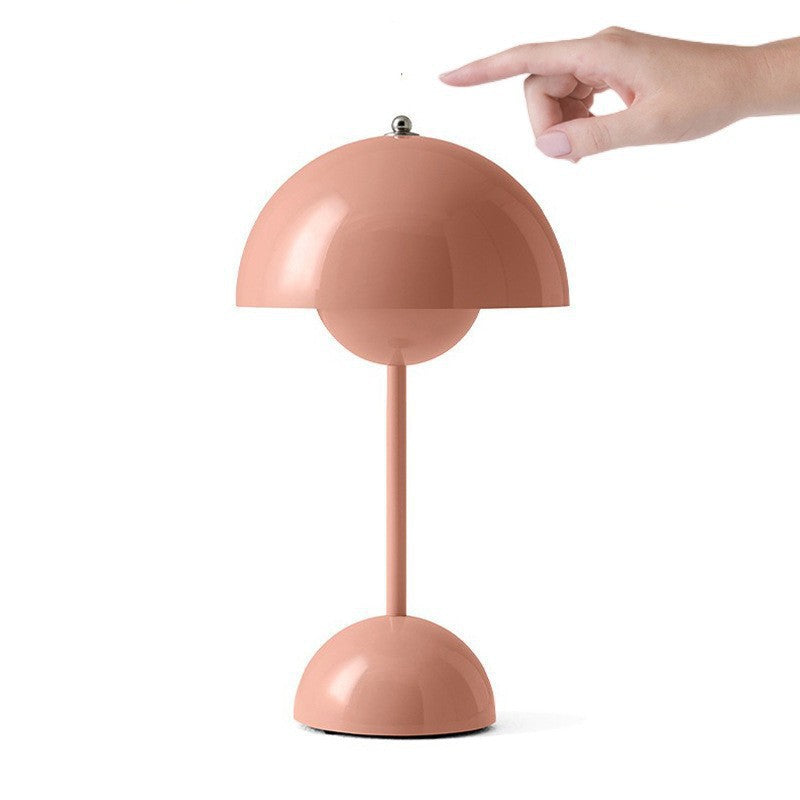 MushroomLight Kabellose Retro Tischlampe