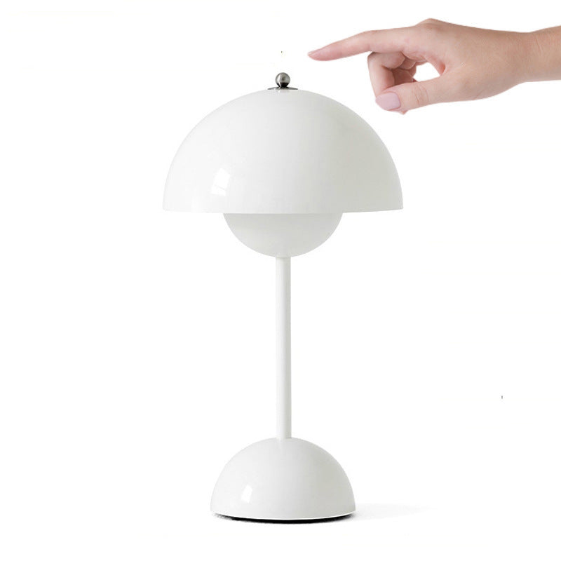 MushroomLight Kabellose Retro Tischlampe
