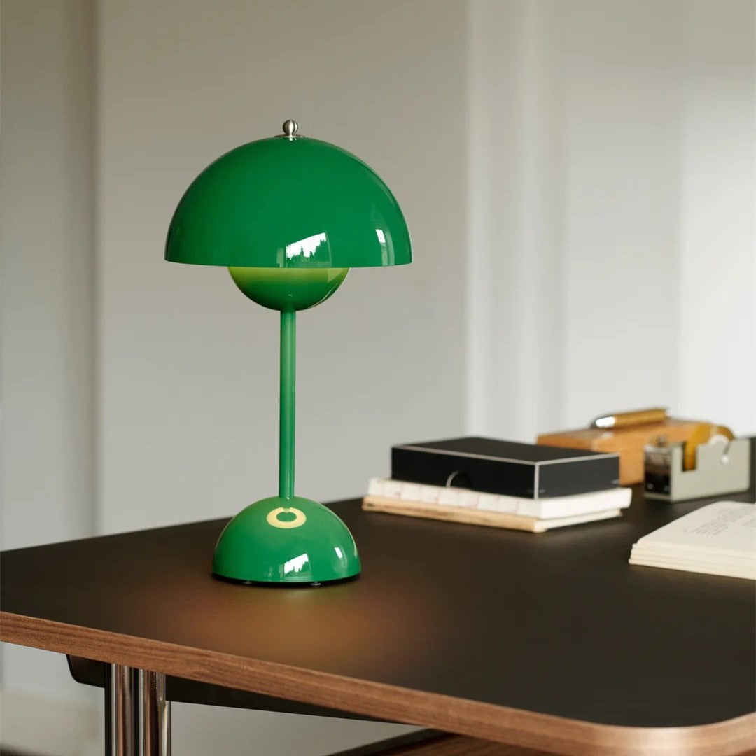 MushroomLight Kabellose Retro Tischlampe