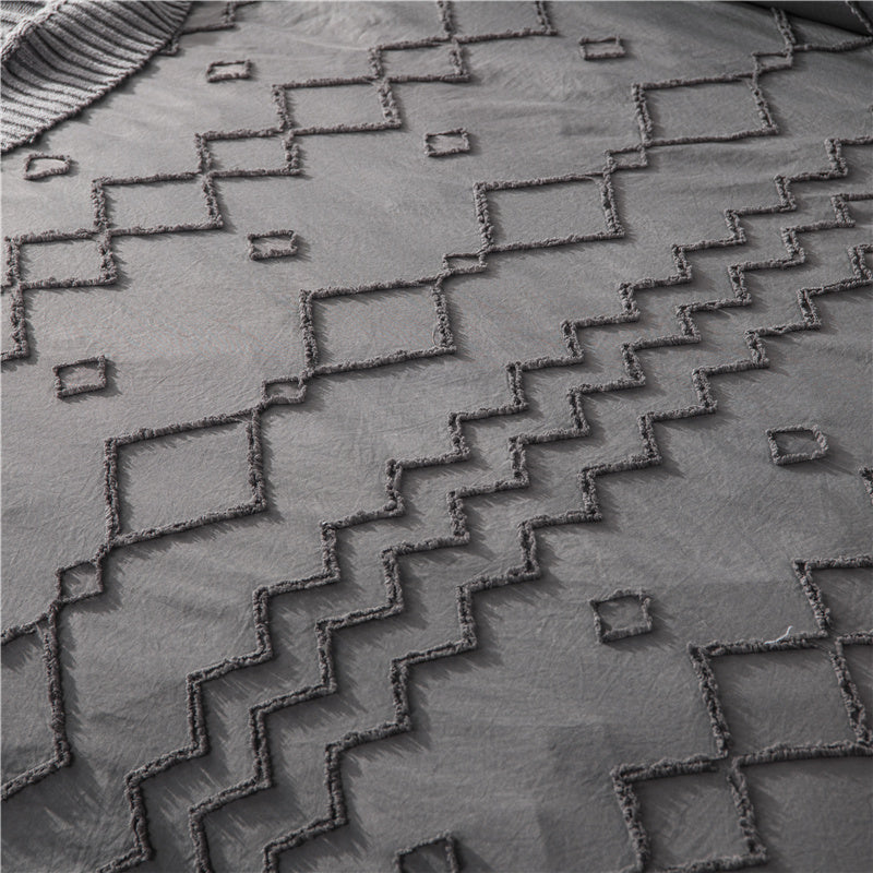 ComfySleep Vierteilige weiche Steppdecken Bezugsets