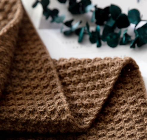 CozyWrap Nordische Fransenstrick Balldecke
