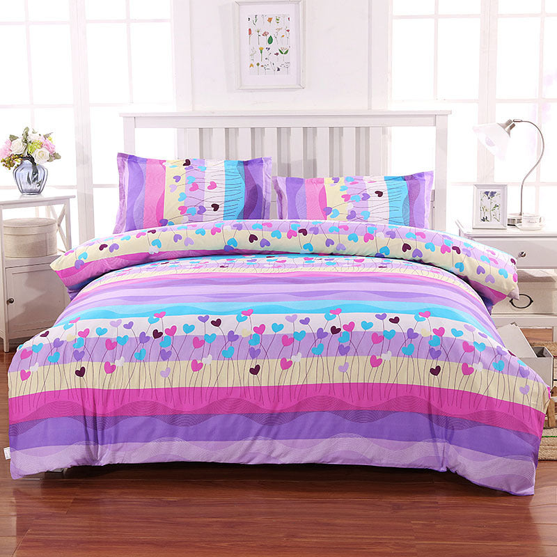 DreamHug Bedrucktes komfortables Bettwäsche Set