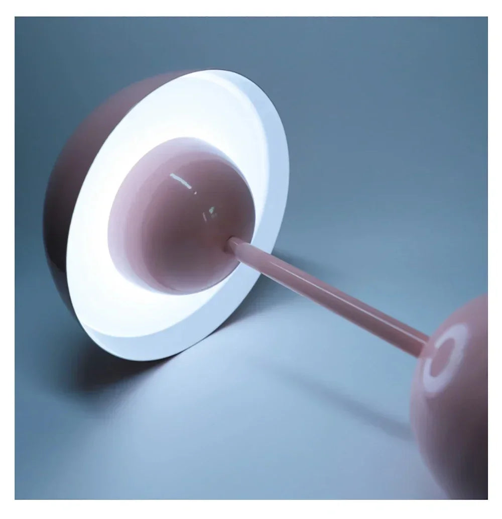 MushroomLight Kabellose Retro Tischlampe